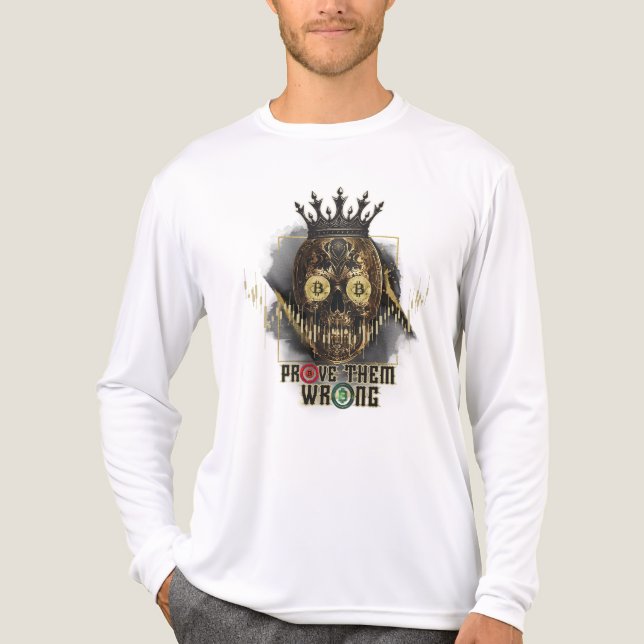 Crypto Motivation | Bitcoin | Prove them wrong  Tri-Blend Shirt (Vorderseite)