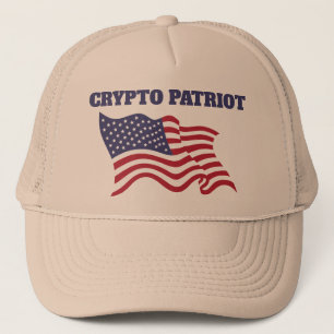 Crypto Patriot Hat für Alltagskleidung Truckerkappe