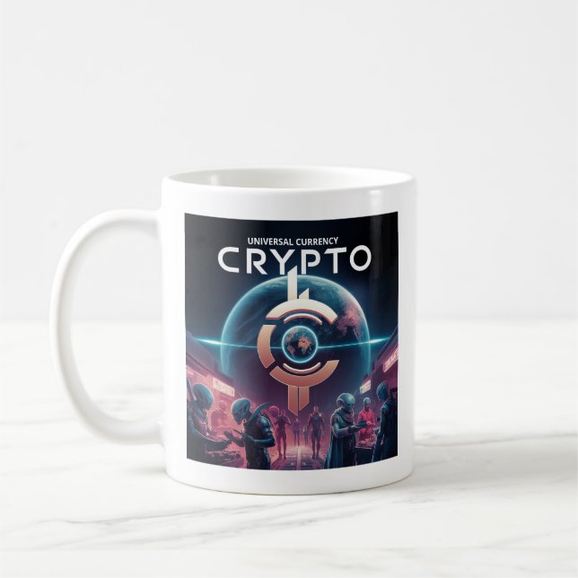 Crypto Planet Kaffeetasse (Links)