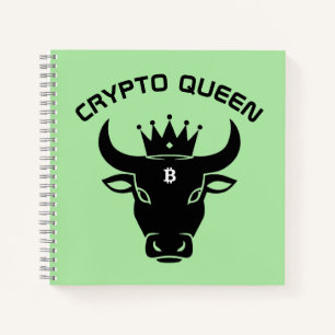 Crypto Queen Personalisiert Notizbuch
