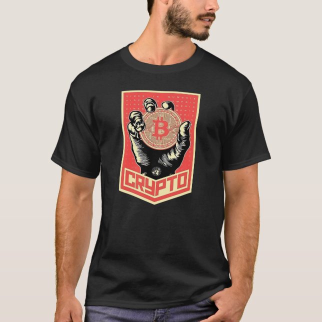 Crypto Revolution Art T-Shirt (Vorderseite)