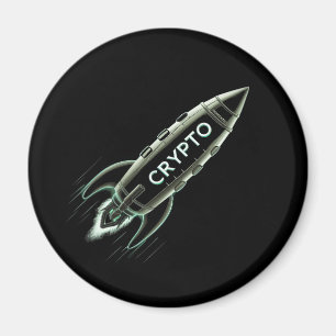 Crypto Rocket Magnet