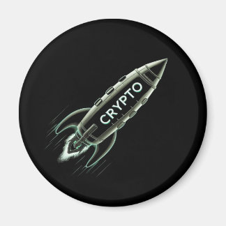 Crypto Rocket Magnet