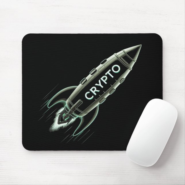 Crypto Rocket Mousepad (Mit Mouse)