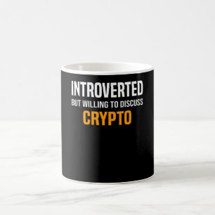 Crypto Sprichwort Trading Miner Kryptowährung Kryp Kaffeetasse