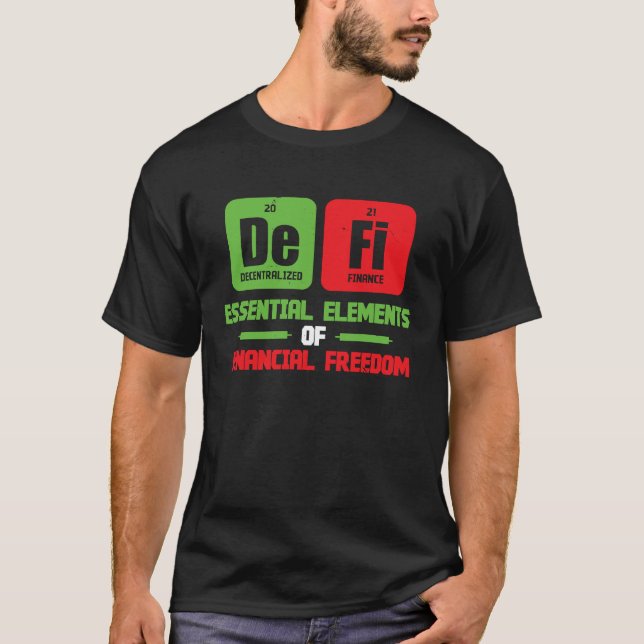Crypto Trader Cryptowährung Dezentralisierung der  T-Shirt (Vorderseite)