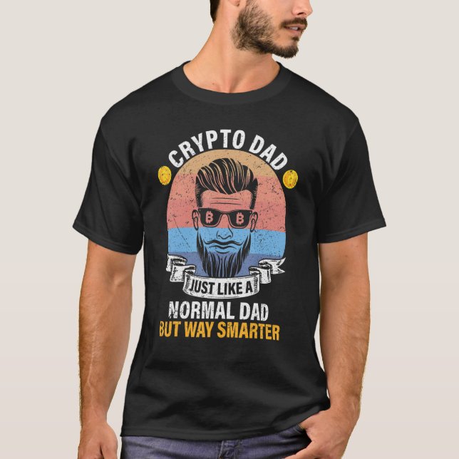 Crypto Vater Bitcoin BTC Definition genau wie Norm T-Shirt (Vorderseite)