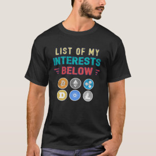 Crypto Vater Bitcoin Coin Hodl Kryptowährung Papa T-Shirt