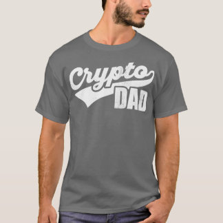 Crypto Vater Cooler Vintager Athletic Vathday T-Shirt