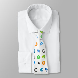 Cryptocurrency Themed Krawatte