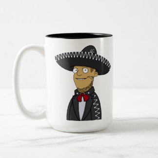 CryptoDads NFT NYC-Tasse mit Vater-Image Zweifarbige Tasse