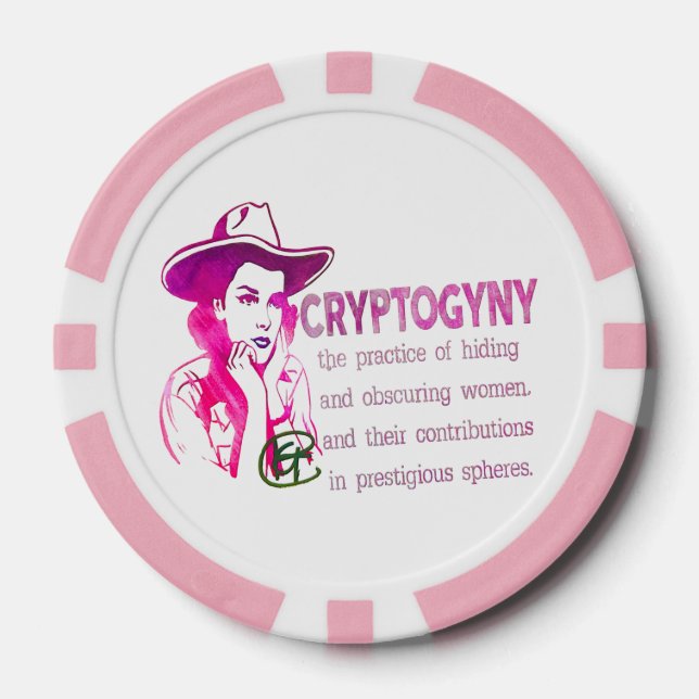 Cryptogyny Poker Chip (Vorderseite)