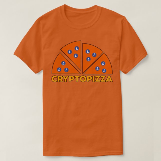Cryptopizza Litecoin T-Shirt (Design vorne)