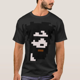 CryptoPunk 15 Männlich mit Bart und Sonnenbrille K T-Shirt