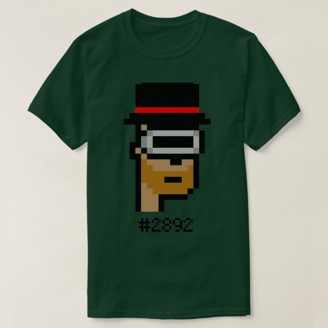 CryptoPunks 2892 T-Shirt (Design vorne)