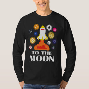Cryptowährungs-Aktienkarte des Hodl an das Moo T-Shirt