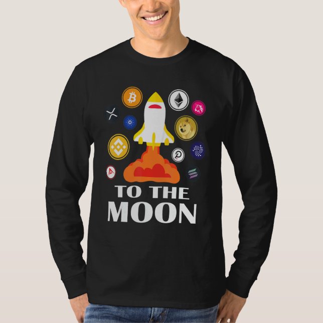 Cryptowährungs-Aktienkarte des Hodl an das Moo T-Shirt (Vorderseite)
