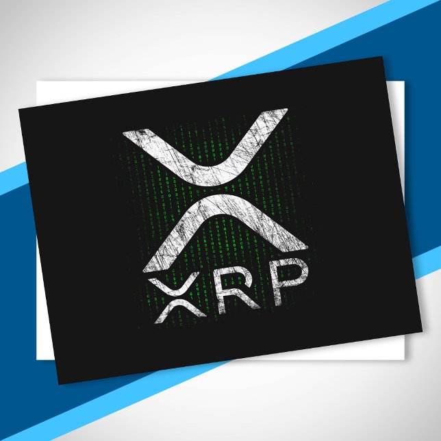 Cryptowährungs-Binärkode XRP Hodlers Crypto Meme Postkarte (Von Creator hochgeladen)