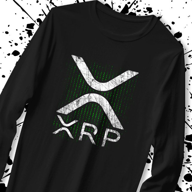 Cryptowährungs-Binärkode XRP Hodlers Crypto Meme T-Shirt (Von Creator hochgeladen)