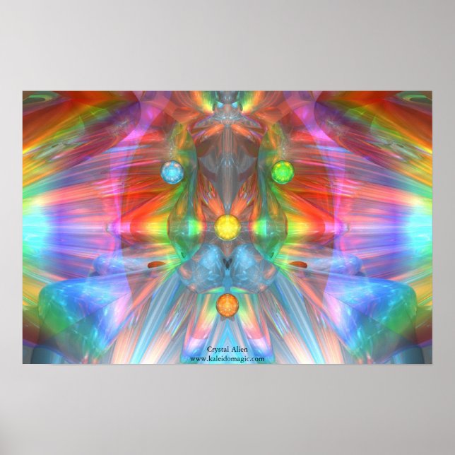 Crystal Alien Poster (Vorne)