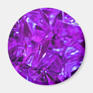 Crystal Amethyst Lila Gemstone Magnet