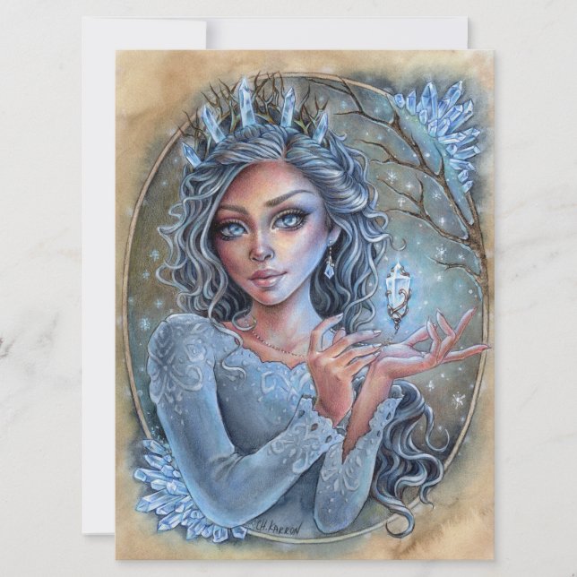 Crystal Art Card Fantasie Magie der Verzauberung (Vorderseite)
