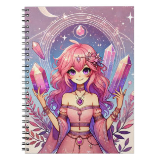 Crystal Aura Radiant Reflections Notebook Notizblock
