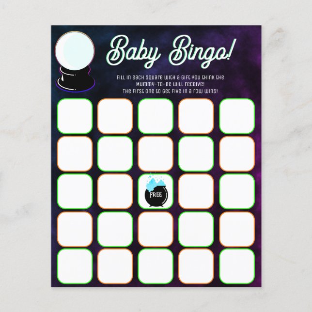 Crystal Ball Baby Bingo (Vorderseite)