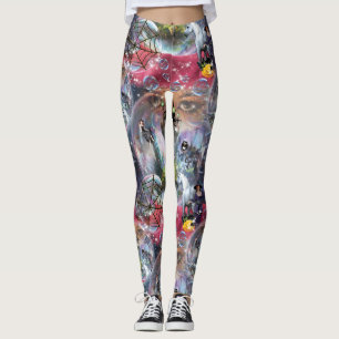 Crystal Ball Halloween Hexe Leggings