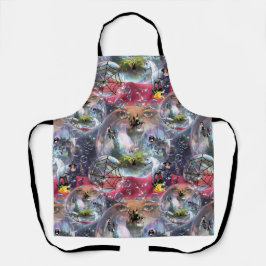 Crystal Ball Halloween Hexe Schürze