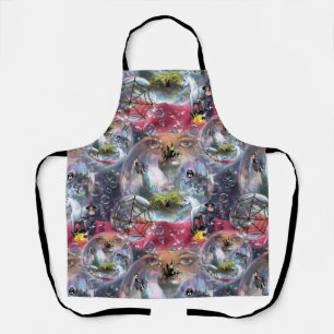 Crystal Ball Halloween Hexe Schürze