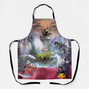 Crystal Ball Halloween Hexe Schürze