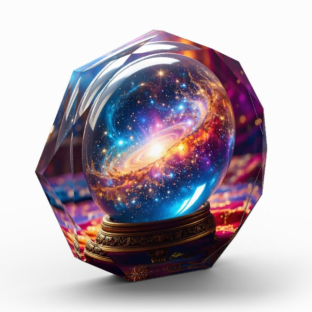 Crystal Ball - Ich sehe ein kosmisches Ereignis in Fotoblock (Links)