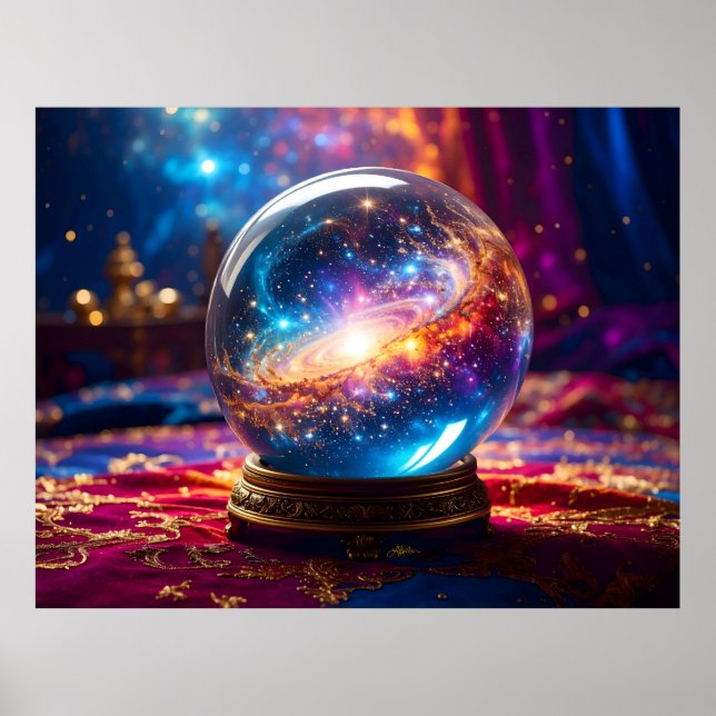 Crystal Ball - Ich sehe ein kosmisches Ereignis in Poster (Vorne)