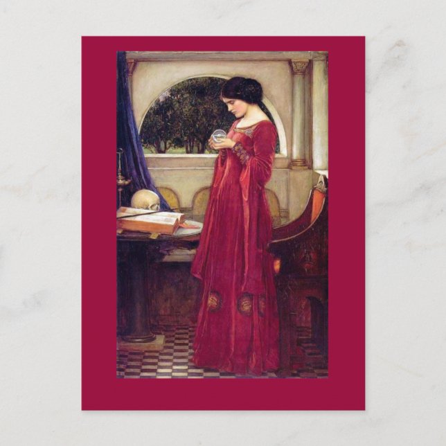 Crystal Ball Postcard Postkarte
