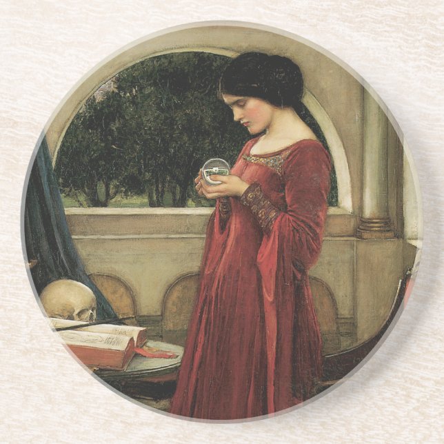Crystal Ball von John William Waterhouse Getränkeuntersetzer (Vorne)