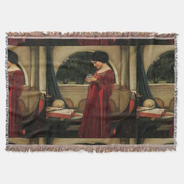 Crystal Ball Woman Wasserhausmalerei Decke (Vorderseite)