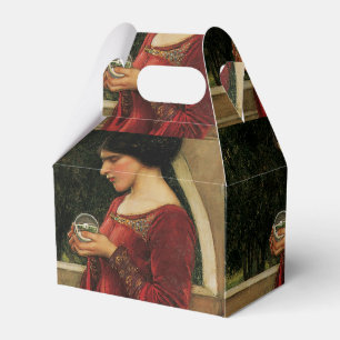 Crystal Ball Woman Wasserhausmalerei Geschenkschachtel