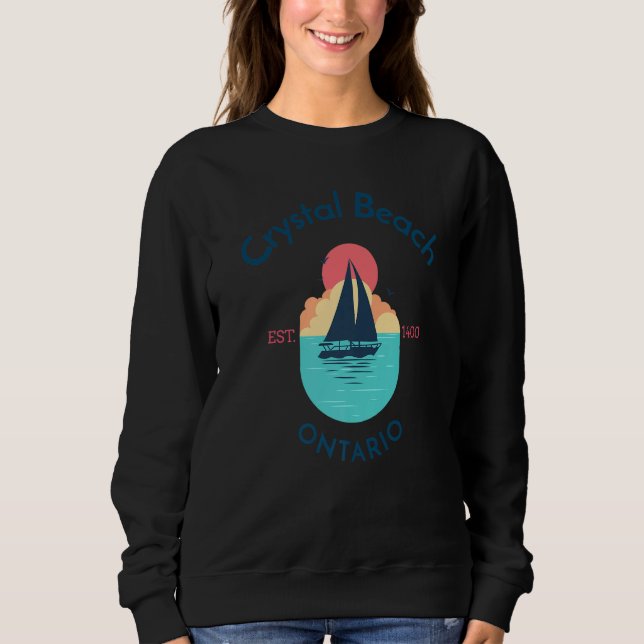 Crystal Beach Fort Erie Ontario Sweatshirt (Vorderseite)
