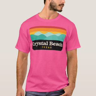 Crystal Beach Texas Bolivar Halbinsel Fischerei T-Shirt