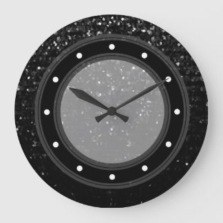 Crystal Blass an der Wall-Uhr Große Wanduhr