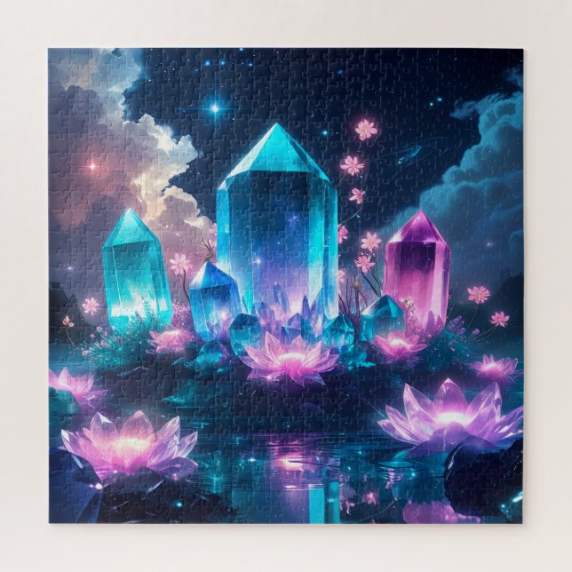 Crystal Bloom Sanctuary Puzzle (Vertikal)