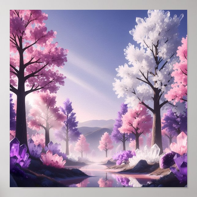 Crystal Blossom Forest of Dreamlight Poster (Vorne)