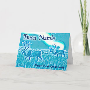 Crystal Blue Caribbean - Buon Natale Karte