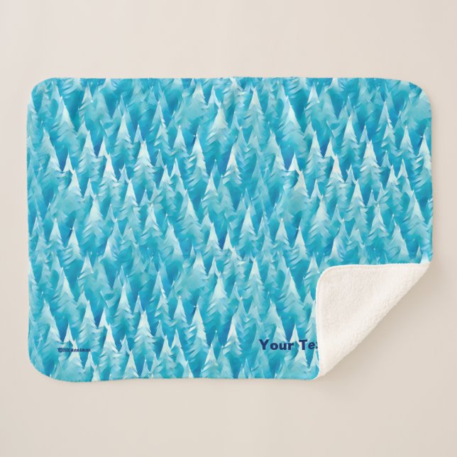 Crystal Blue Caribbean Sherpadecke (Vorderseite (Horizontal))