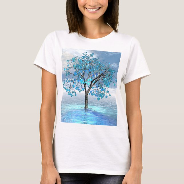 Crystal Blue Tree T-Shirt (Vorderseite)