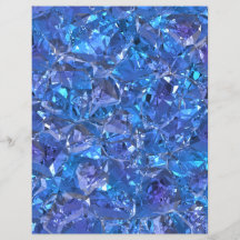 Crystal Blue und Lila Scrapbook Paper