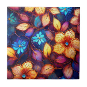 Crystal-Blume Fliese