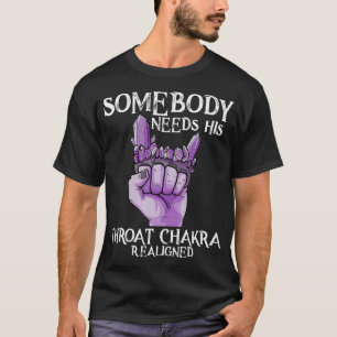 Crystal Brass Knuckles Chakra Healer Kristallspeic T-Shirt