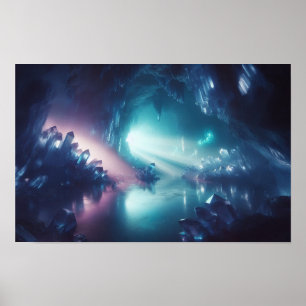 Crystal Cave Dreamcore Limousine Art Poster